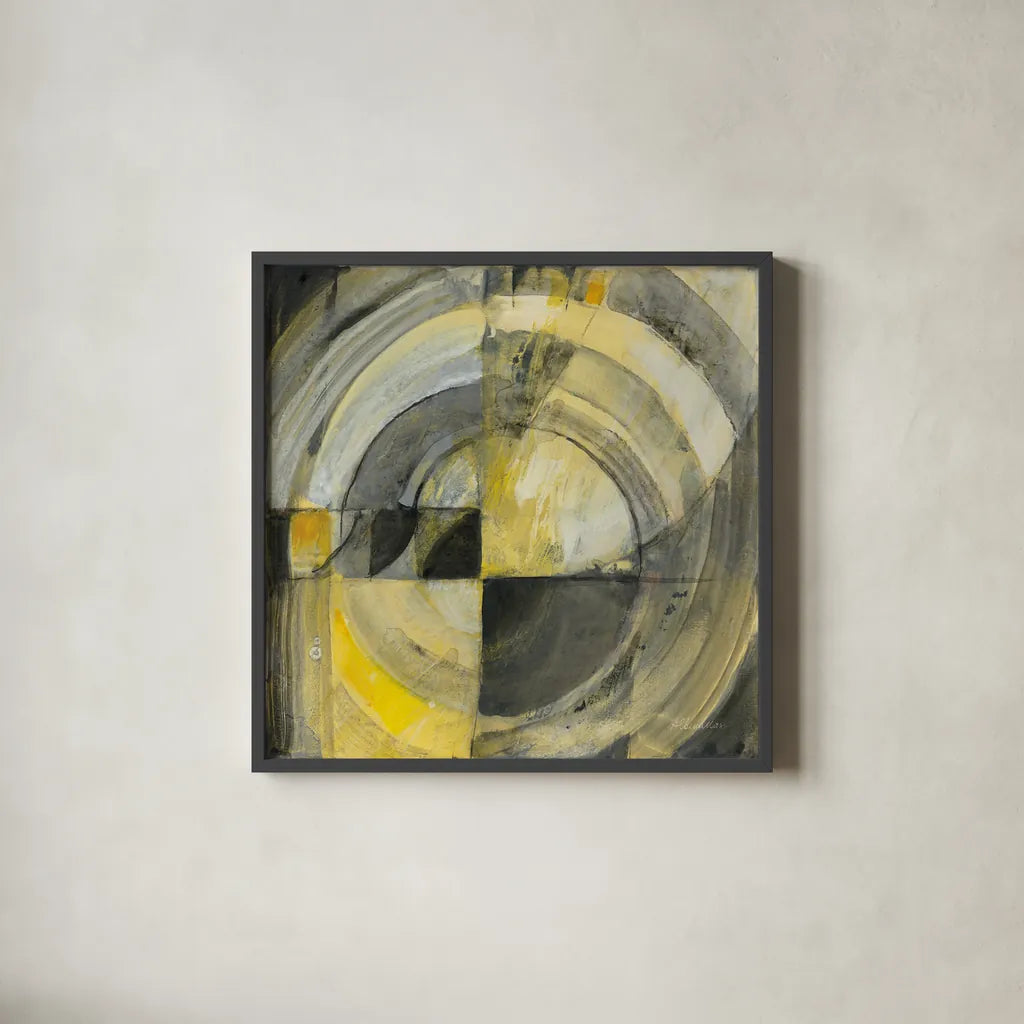 Reflected I by Albena Hristova. Shown in a sleek black glass frame for a contemporary gallery look. Available as an archival giclee rolled canvas, fine art paper, or poster print. SKU 71832a.