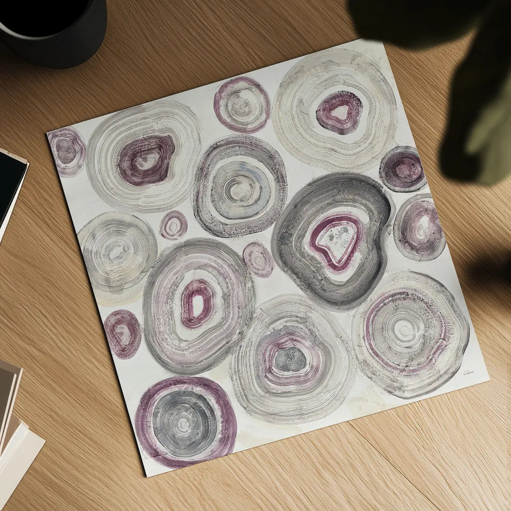 Rings of Power v2 by Albena Hristova. Shown as a detailed flat fine art print, highlighting archival giclee quality. Available as an archival giclee rolled canvas, fine art paper, or poster print. SKU 34498a.