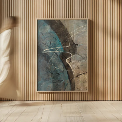 Ripple Effect by Albena Hristova. shown as over sized large wall art. Available as an archival giclee rolled canvas, fine art paper, or poster print. SKU 64628h.