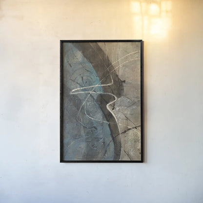 Ripple Effect by Albena Hristova. shown as a paper print in a black flame. Available as a archival giclee rolled canvas, fine art paper, or poster print. SKU 64628h.