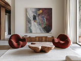 Rocky Ravine by Albena Hristova. Shown as extra-large giant wall art in a modern living room. Available as an archival giclee rolled canvas, fine art paper, or poster print. SKU 73653a.