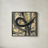 Roller Coaster I by Albena Hristova. Shown in a sleek black glass frame for a contemporary gallery look. Available as an archival giclee rolled canvas, fine art paper, or poster print. SKU 21904a.