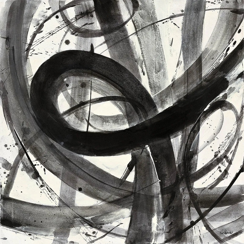 Roller Coaster I on White by Albena Hristova. SKU 21906a. Archival Giclee Fine art print for wall decor.