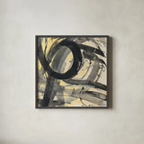 Roller Coaster II by Albena Hristova. Shown in a sleek black glass frame for a contemporary gallery look. Available as an archival giclee rolled canvas, fine art paper, or poster print. SKU 21905a.