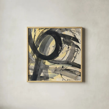 Roller Coaster II by Albena Hristova. Shown in a natural wood glass frame for a timeless modern aesthetic. Available as an archival giclee rolled canvas, fine art paper, or poster print. SKU 21905a.