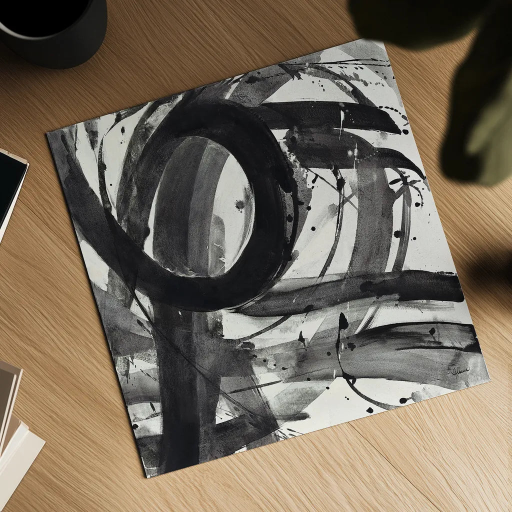 Roller Coaster II on White by Albena Hristova. Shown as a detailed flat fine art print, highlighting archival giclee quality. Available as an archival giclee rolled canvas, fine art paper, or poster print. SKU 21907a.