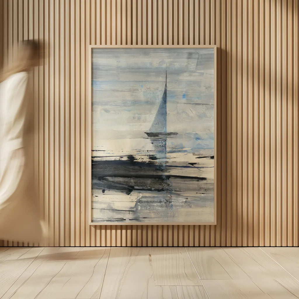 Sailing by Albena Hristova. shown as over sized large wall art. Available as an archival giclee rolled canvas, fine art paper, or poster print. SKU 35191h.
