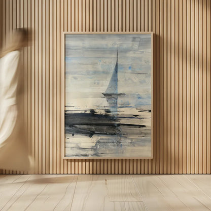 Sailing by Albena Hristova. shown as over sized large wall art. Available as an archival giclee rolled canvas, fine art paper, or poster print. SKU 35191h.