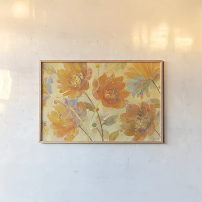 Samba by Albena Hristova. shown as a paper print in a natural frame. Available as a archival giclee rolled canvas, fine art paper, or poster print. SKU 23460i.