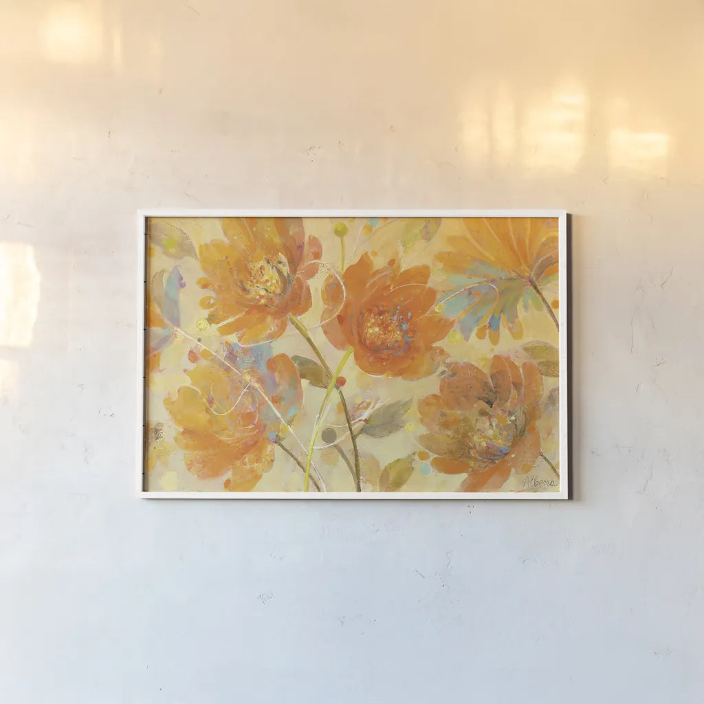 Samba by Albena Hristova. shown as a paper print in a white frame. Available as a archival giclee rolled canvas, fine art paper, or poster print. SKU 23460i.