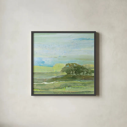 Savannah by Albena Hristova. Shown in a sleek black glass frame for a contemporary gallery look. Available as an archival giclee rolled canvas, fine art paper, or poster print. SKU 20042a.