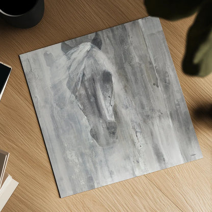 Shadow Gray by Albena Hristova. Shown as a detailed flat fine art print, highlighting archival giclee quality. Available as an archival giclee rolled canvas, fine art paper, or poster print. SKU 33616a.