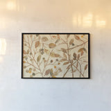 Shimmering I Neutral by Albena Hristova. shown as a paper print in a black flame. Available as a archival giclee rolled canvas, fine art paper, or poster print. SKU 22190i.
