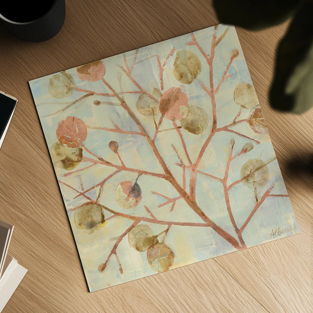 Shimmering II by Albena Hristova. Shown as a detailed flat fine art print, highlighting archival giclee quality. Available as an archival giclee rolled canvas, fine art paper, or poster print. SKU 22188a.