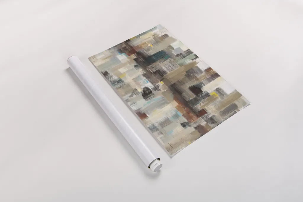 Sidewalks by Albena Hristova. shown as a rolled paper print. Available as archival giclee rolled canvas, fine art paper, or poster print. SKU 55506i.