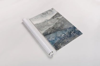 Silver Hills by Albena Hristova. shown as a rolled paper print. Available as archival giclee rolled canvas, fine art paper, or poster print. SKU 56278h.