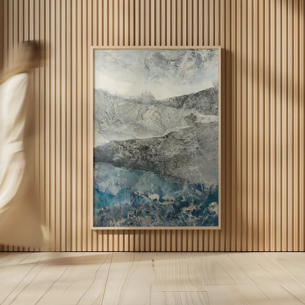 Silver Hills by Albena Hristova. shown as over sized large wall art. Available as an archival giclee rolled canvas, fine art paper, or poster print. SKU 56278h.