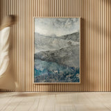 Silver Hills by Albena Hristova. shown as over sized large wall art. Available as an archival giclee rolled canvas, fine art paper, or poster print. SKU 56278h.