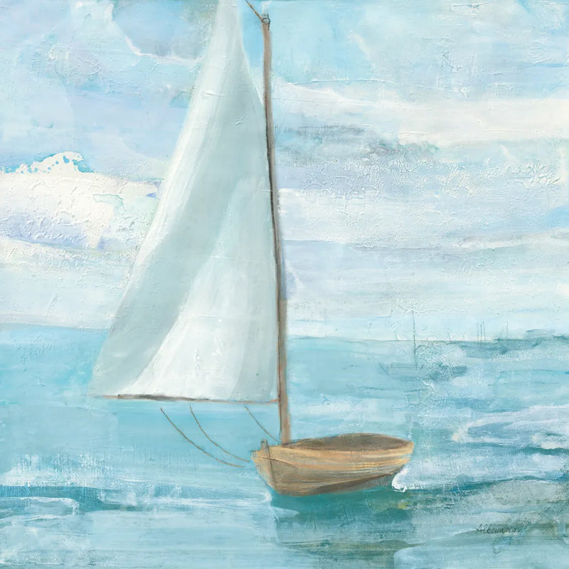 Silver Sail Bright by Albena Hristova. SKU 61554a. Archival Giclee Fine art print for wall decor.