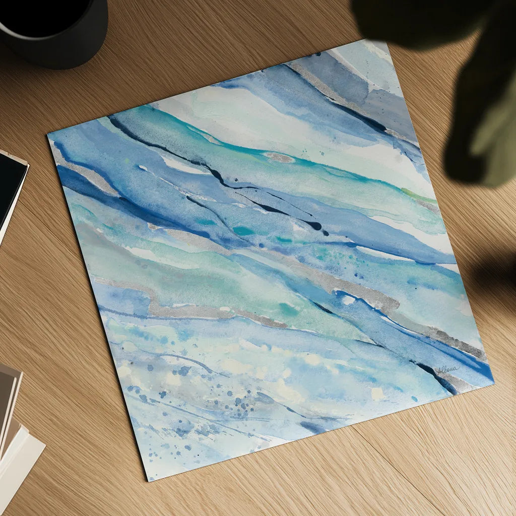 Silver Spring I by Albena Hristova. Shown as a detailed flat fine art print, highlighting archival giclee quality. Available as an archival giclee rolled canvas, fine art paper, or poster print. SKU 43028a.