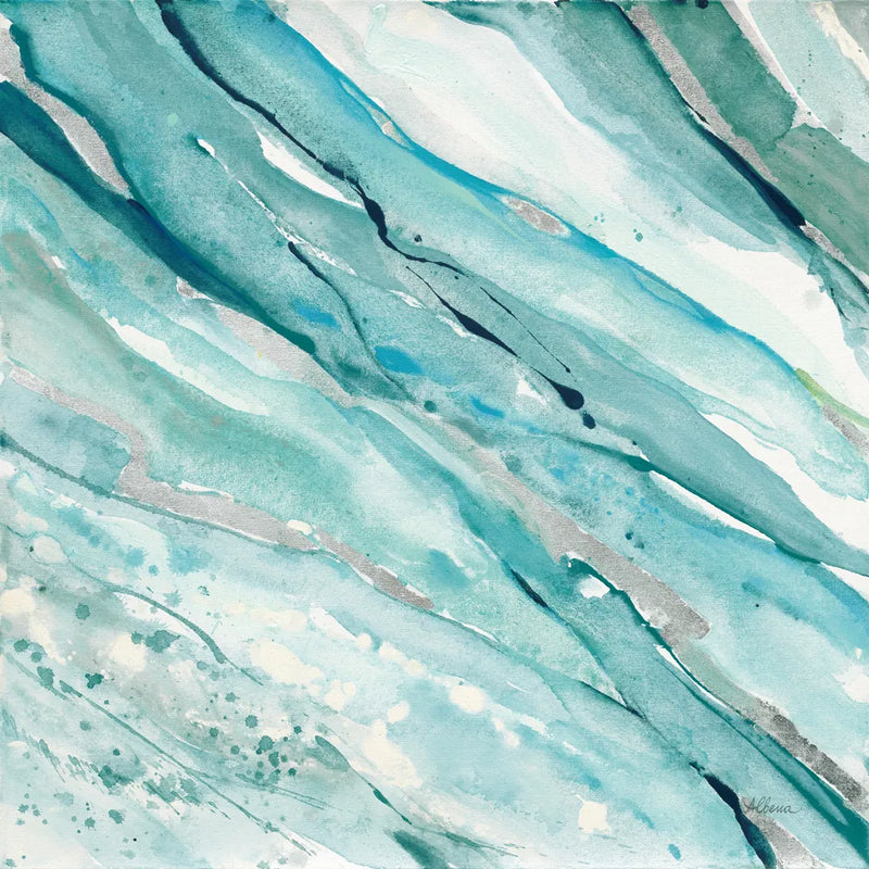 Silver Springs I Blue Green by Albena Hristova. SKU 44871a. Archival Giclee Fine art print for wall decor.
