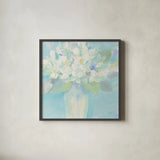 So Pretty by Albena Hristova. Shown in a sleek black glass frame for a contemporary gallery look. Available as an archival giclee rolled canvas, fine art paper, or poster print. SKU 46913a.