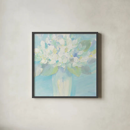 So Pretty by Albena Hristova. Shown in a sleek black glass frame for a contemporary gallery look. Available as an archival giclee rolled canvas, fine art paper, or poster print. SKU 46913a.