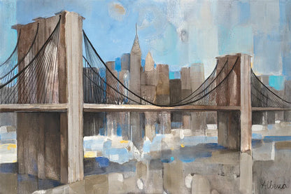 Spanning the East River by Albena Hristova. SKU 11852i. Archival Giclee Fine art print for wall decor.