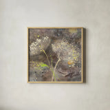 Sparklers III by Albena Hristova. Shown in a natural wood glass frame for a timeless modern aesthetic. Available as an archival giclee rolled canvas, fine art paper, or poster print. SKU 55686a.