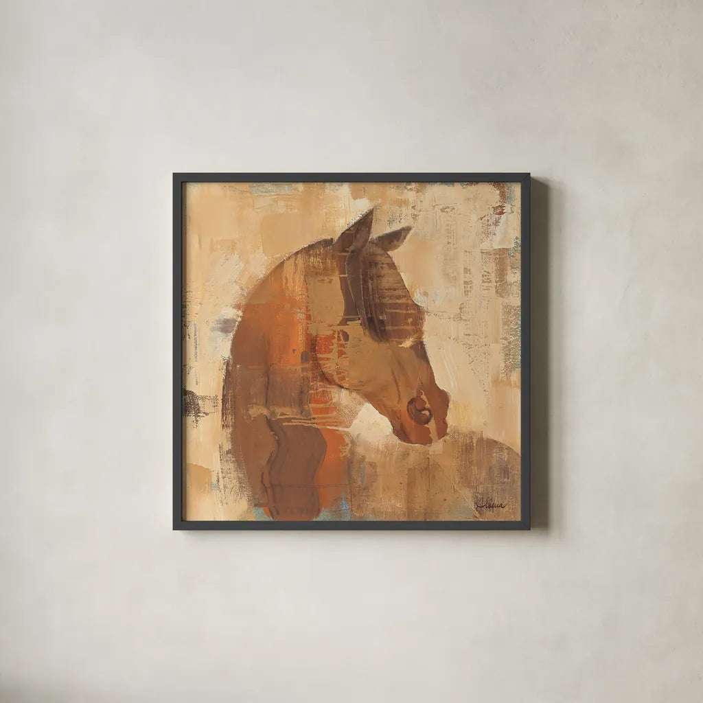 Spirit by Albena Hristova. Shown in a sleek black glass frame for a contemporary gallery look. Available as an archival giclee rolled canvas, fine art paper, or poster print. SKU 13603a.