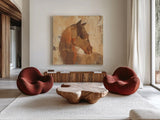 Spirit by Albena Hristova. Shown as extra-large giant wall art in a modern living room. Available as an archival giclee rolled canvas, fine art paper, or poster print. SKU 13603a.