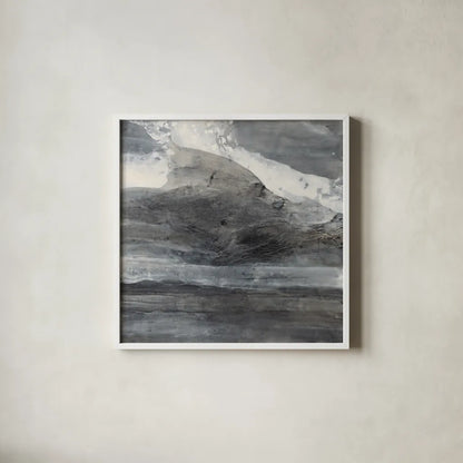 Splash by Albena Hristova. Shown in a crisp white glass frame for a clean and minimalist style. Available as an archival giclee rolled canvas, fine art paper, or poster print. SKU 63827a.