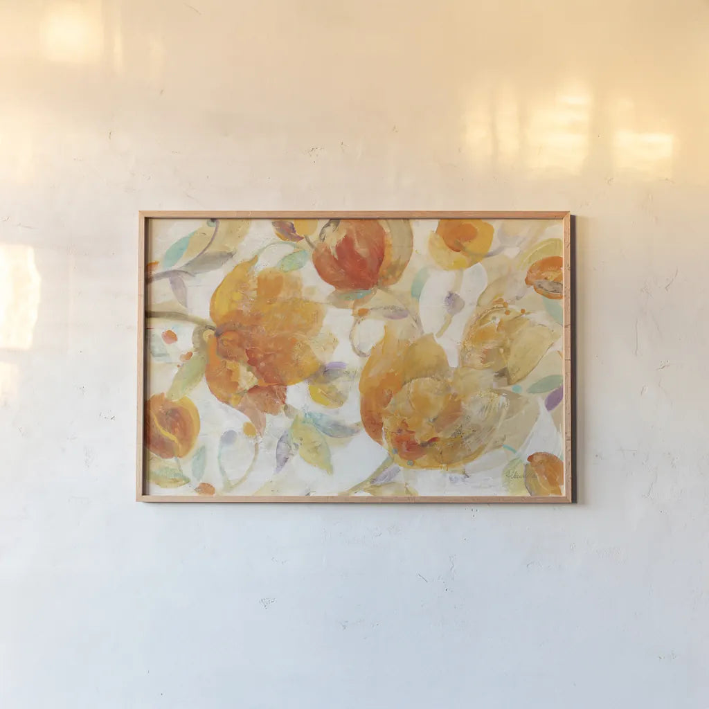 Spring Glory by Albena Hristova. shown as a paper print in a natural frame. Available as a archival giclee rolled canvas, fine art paper, or poster print. SKU 62484i.