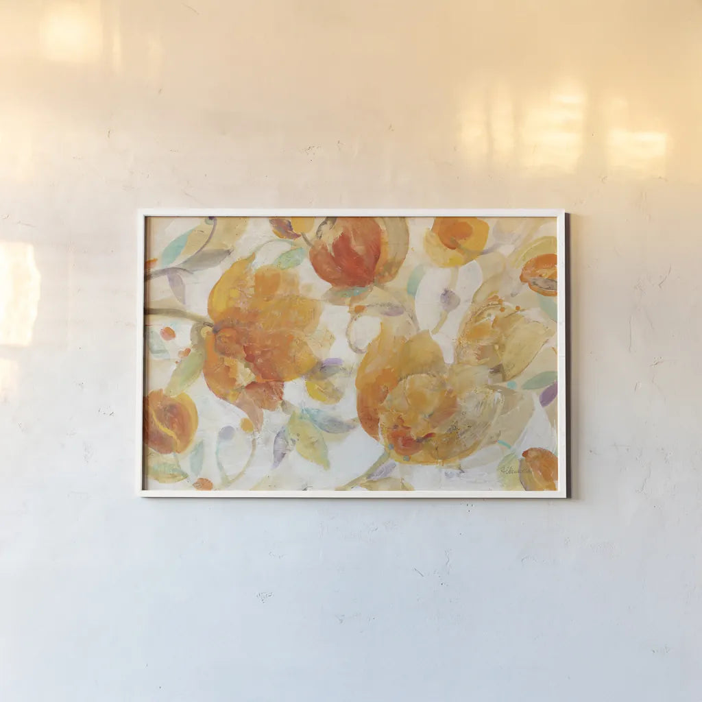 Spring Glory by Albena Hristova. shown as a paper print in a white frame. Available as a archival giclee rolled canvas, fine art paper, or poster print. SKU 62484i.