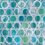 Stack of Tubes Blue by Albena Hristova. SKU 23396a. Archival Giclee Fine art print for wall decor.