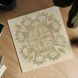 Stencil II by Albena Hristova. Shown as a detailed flat fine art print, highlighting archival giclee quality. Available as an archival giclee rolled canvas, fine art paper, or poster print. SKU 55838a.