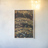 Summer Embers II by Albena Hristova. shown as a paper print in a white frame. Available as a archival giclee rolled canvas, fine art paper, or poster print. SKU 18719h.