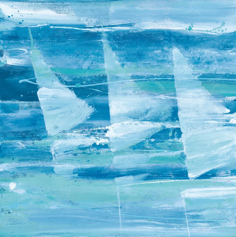 Summer Sail I Blue by Albena Hristova. SKU 47384a. Archival Giclee Fine art print for wall decor.