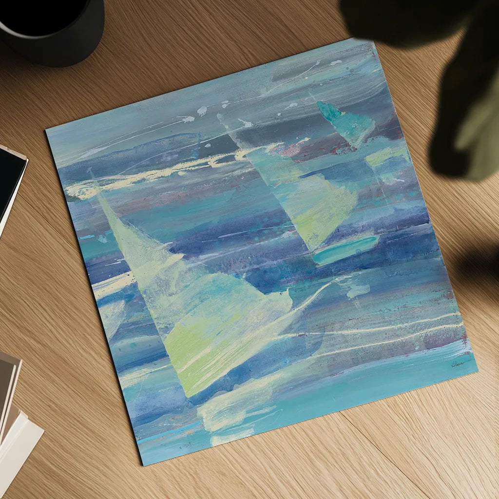 Summer Sail II by Albena Hristova. Shown as a detailed flat fine art print, highlighting archival giclee quality. Available as an archival giclee rolled canvas, fine art paper, or poster print. SKU 18661a.