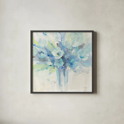 Sun Kissed by Albena Hristova. Shown in a sleek black glass frame for a contemporary gallery look. Available as an archival giclee rolled canvas, fine art paper, or poster print. SKU 46418a.