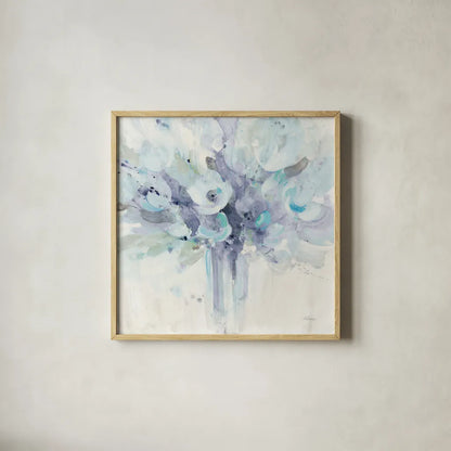 Sun Kissed Cool by Albena Hristova. Shown in a natural wood glass frame for a timeless modern aesthetic. Available as an archival giclee rolled canvas, fine art paper, or poster print. SKU 56957a.