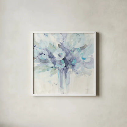 Sun Kissed Cool by Albena Hristova. Shown in a crisp white glass frame for a clean and minimalist style. Available as an archival giclee rolled canvas, fine art paper, or poster print. SKU 56957a.