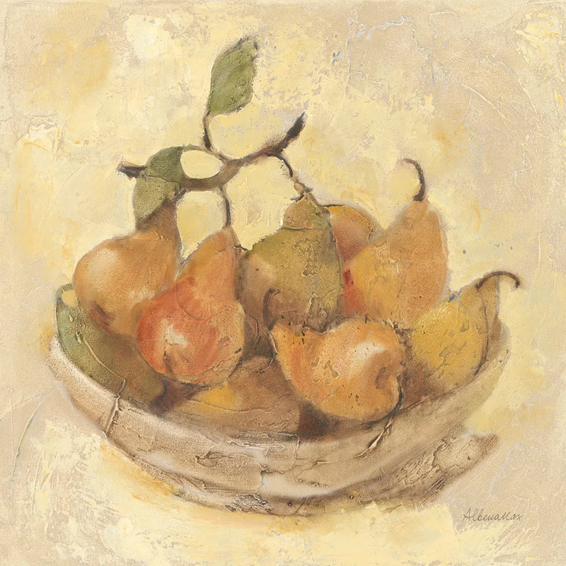 Sunlit Pears Smooth by Albena Hristova. SKU 76150a. Archival Giclee Fine art print for wall decor.