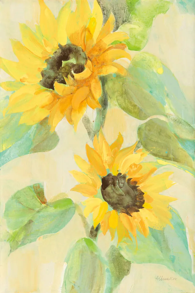 Sunny Blooms by Albena Hristova. SKU 54068h. Archival Giclee Fine art print for wall decor.