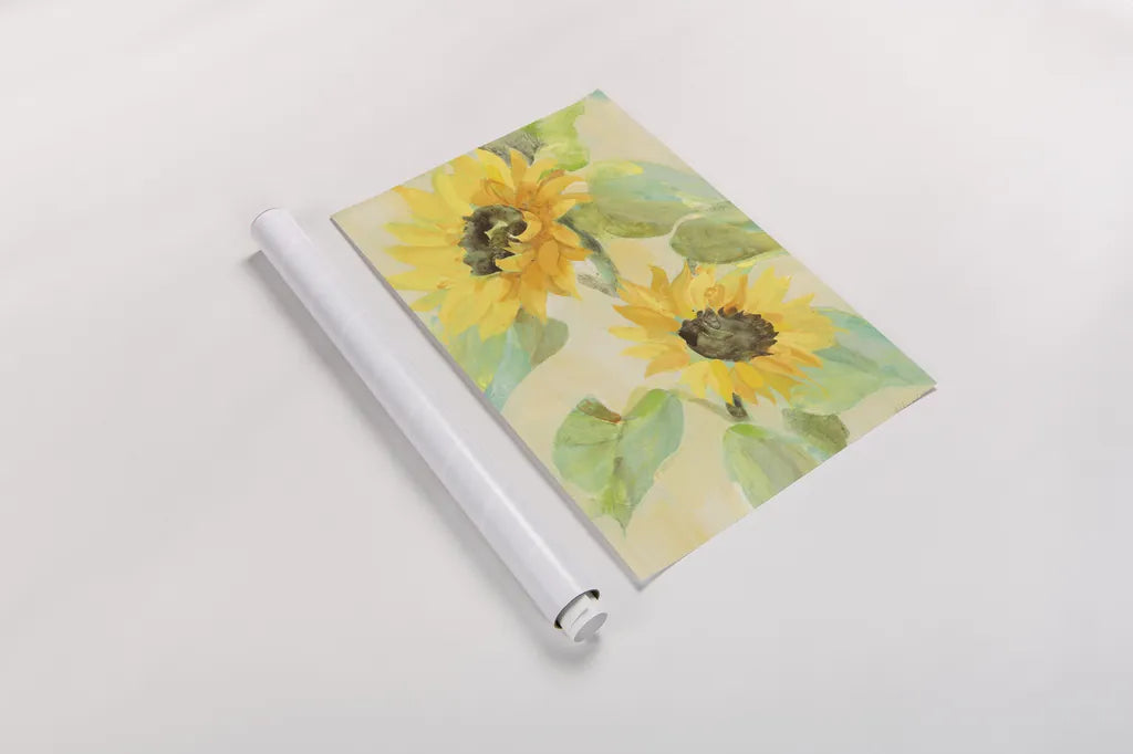 Sunny Blooms by Albena Hristova. shown as a rolled paper print. Available as archival giclee rolled canvas, fine art paper, or poster print. SKU 54068h.