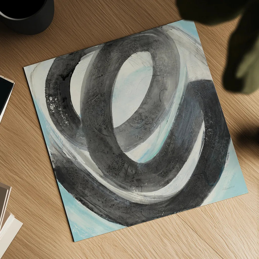 Swirl by Albena Hristova. Shown as a detailed flat fine art print, highlighting archival giclee quality. Available as an archival giclee rolled canvas, fine art paper, or poster print. SKU 63830a.