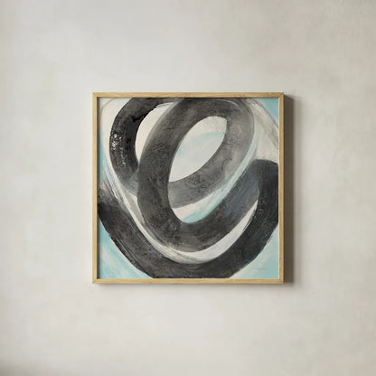 Swirl by Albena Hristova. Shown in a natural wood glass frame for a timeless modern aesthetic. Available as an archival giclee rolled canvas, fine art paper, or poster print. SKU 63830a.