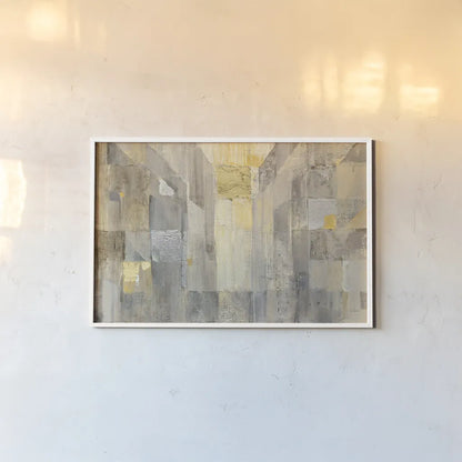 The Gold Square Crop by Albena Hristova. shown as a paper print in a white frame. Available as a archival giclee rolled canvas, fine art paper, or poster print. SKU 23600i.