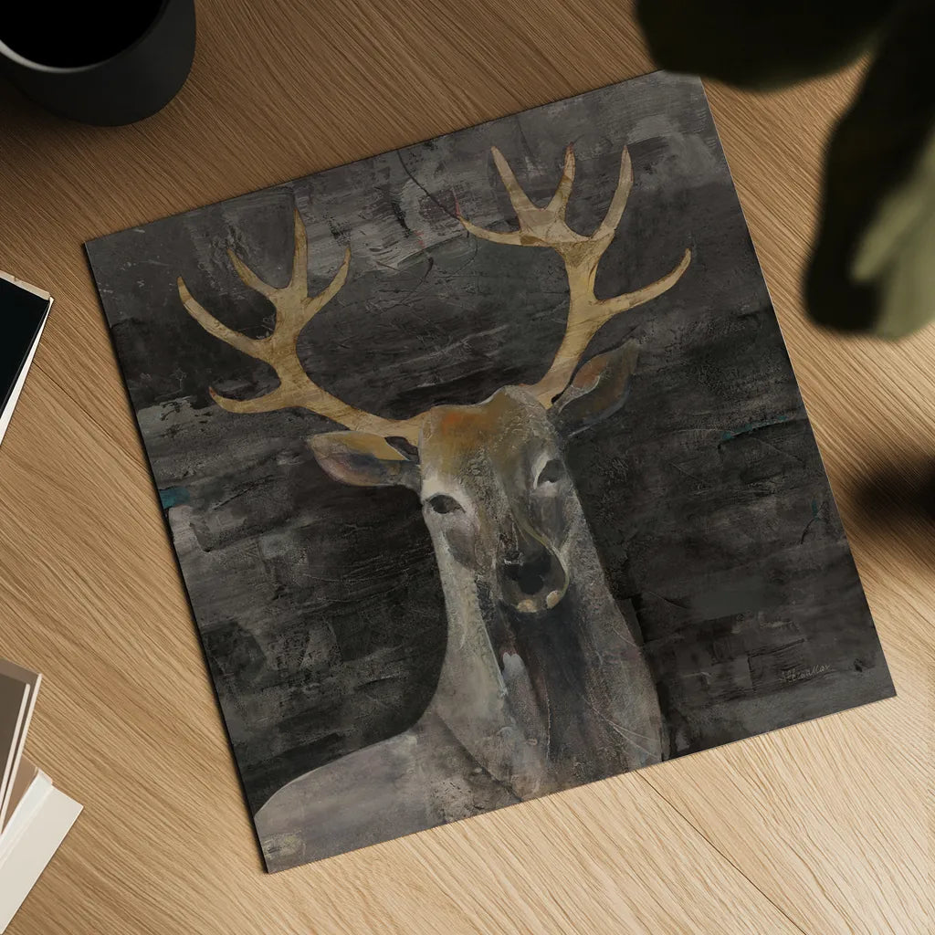 The Leader Dark by Albena Hristova. Shown as a detailed flat fine art print, highlighting archival giclee quality. Available as an archival giclee rolled canvas, fine art paper, or poster print. SKU 81071a.