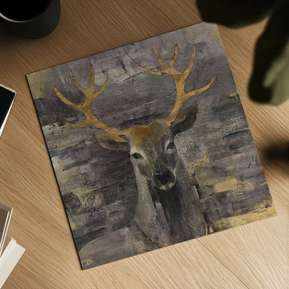 The Leader Gold by Albena Hristova. Shown as a detailed flat fine art print, highlighting archival giclee quality. Available as an archival giclee rolled canvas, fine art paper, or poster print. SKU 20863a.